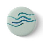 Blue Waves Watercolor Abstract Buttons
