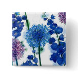 Blue Weeds Pins