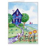 Blue Weeds Card