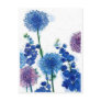 Blue Weeds Post Cards