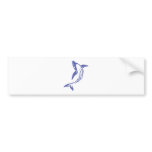 Blue Whale Bumper Sticker