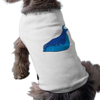 blue whale pet shirt by doonidesignsanimals