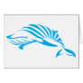 Blue Whale in Swish Drawing Style