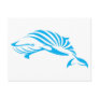 Blue Whale in Swish Drawing Style