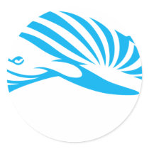 Blue Whale in Swish Drawing Style