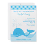 Blue Whale Invitations