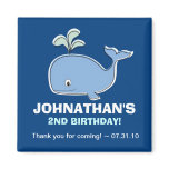 Blue Whale Magnet Party Favours