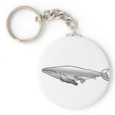 BLUE_WHALE MOTHER & BABY KEY CHAINS by cabinfeverdavid