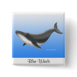 Blue Whale Pin buttons