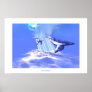BLUE WHALES PRINT