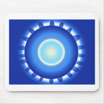 Blue Wheel Style Mousepad