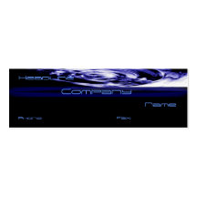 Blue Whirl Profile Card Business Card Templates