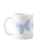 Blue & white butterfly coffee mugs