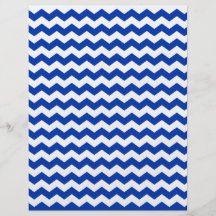 Blue white chevrons full colour flyer