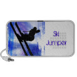 Blue & White Splashes Notebook Speaker