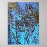 BLUE WILD WATER POSTERS