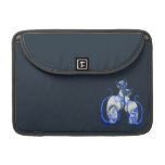 Blue Willow Siamese Cats Sleeve For MacBooks
