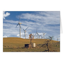 Blue Wind Note Card