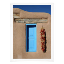 Blue Window of Taos Photo Print