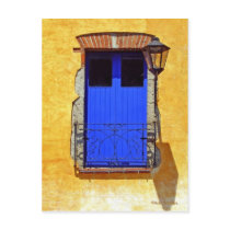 Blue Window Postcard