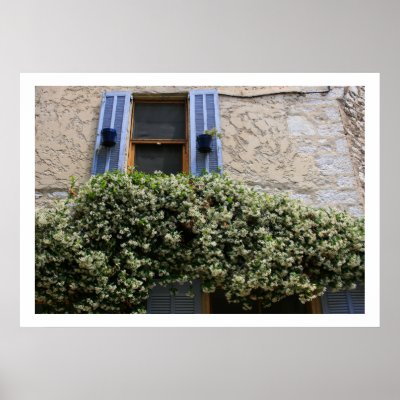 Blue Window Print by moonrisings