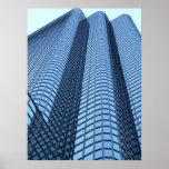 Blue Window Skyscraper posters