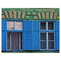 Blue windows flyer design