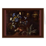 Blue Winds Toads And Insects By Schrieck Otto Mars Greeting Cards