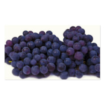 blue wine grape business cards