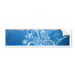 Blue Winter Bumper Stickers