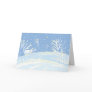 Blue Winter Greeting Card