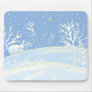 Blue Winter Mousepad