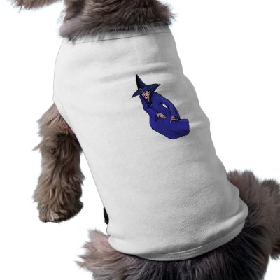 Blue Witch Pet Clothes by triplegoddess