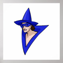 Blue Witch Print