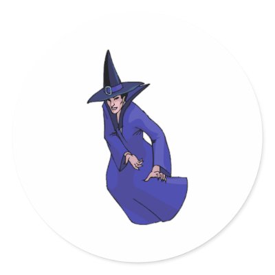 Blue Witch Sticker by triplegoddess