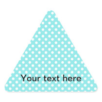 Blue with white polkadots