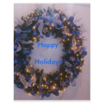 Blue Xmas flyers
