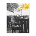 Blue & Yellow Postcard