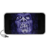 Blue Zombie Doodle Speakers
