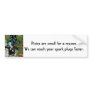Bluebell Flower Pixie Bumper Stickers