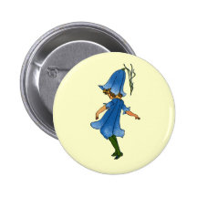 Bluebell Pinback Button