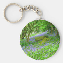 Bluebell Wood Keychain