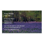 Bluebell Woods, England  flowers Business Cards