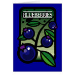 Blueberries cards