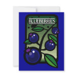 Blueberries invitations