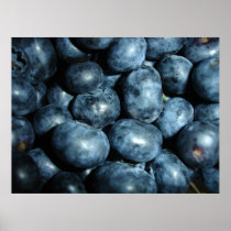 Blueberries Poster