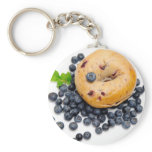 Blueberry Bagel keychains