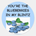 BLUEBERRY bllintzes Stickers
