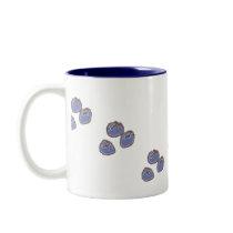Blueberry Cupcake Kitten Coffee Mugs