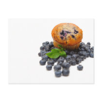 Blueberry Muffin Post Card